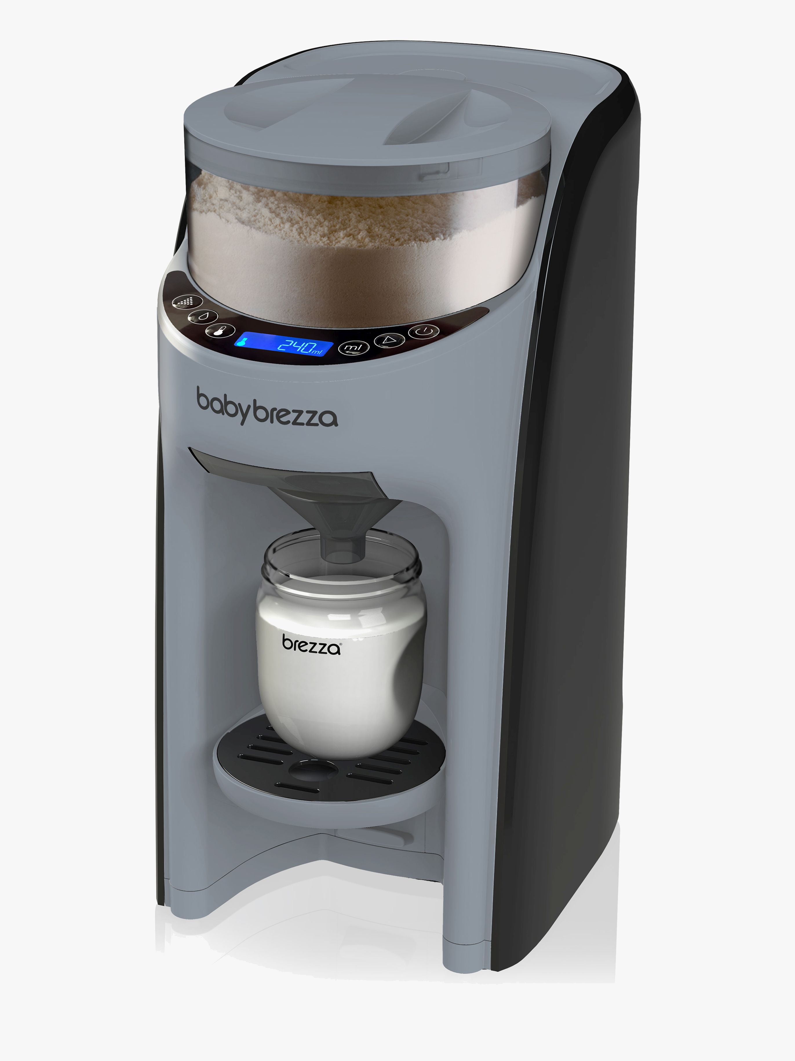Baby Brezza Formula Pro Advanced Modermælkserstatnings- og Vællingemaskine, Slate
