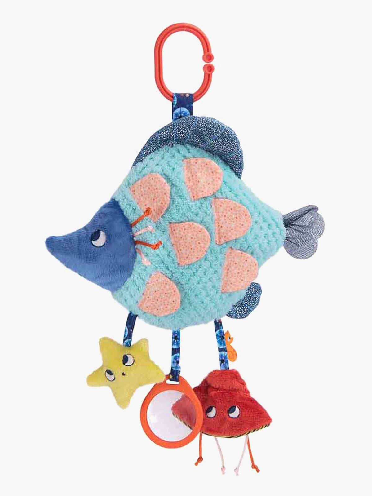 Moulin Roty Les Aventures de Paulie Aktivitetslegetøj, Blue Fish