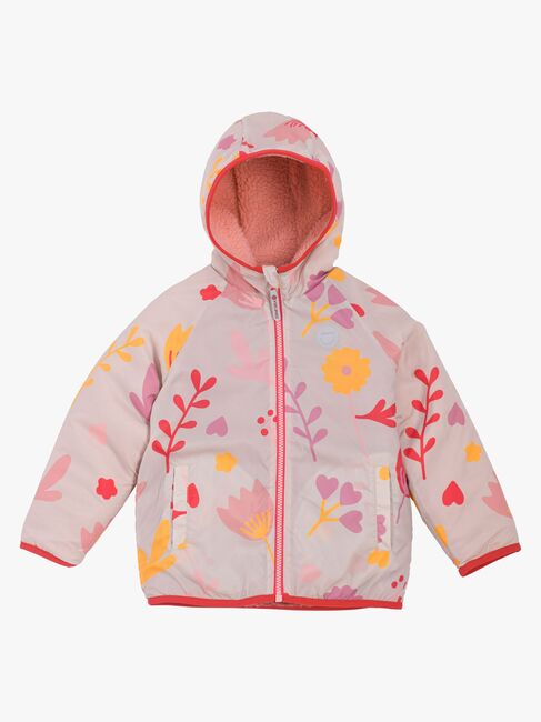 Viking Play  Vendbar Fleecetrøje, Light Pink