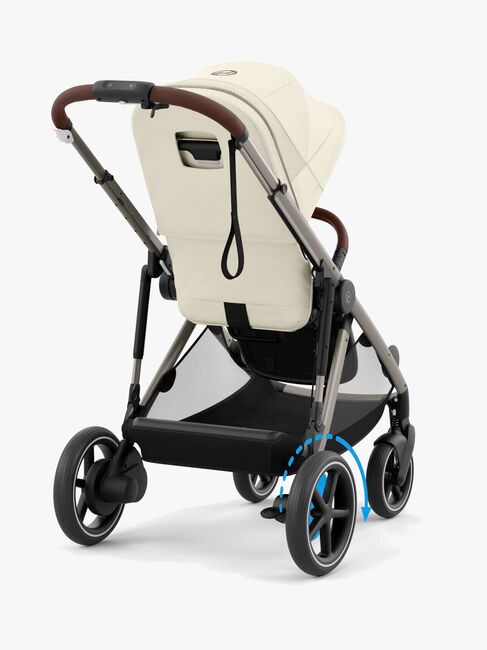 Cybex e-GAZELLE S Klapvogn, Seashelle Beige/Taupe