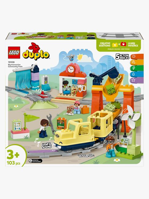 LEGO DUPLO Town 10428 Stort interaktivt lokalbanetog