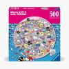 Ravensburger Rundt Hello Kitty Puslespil 500 Brikker