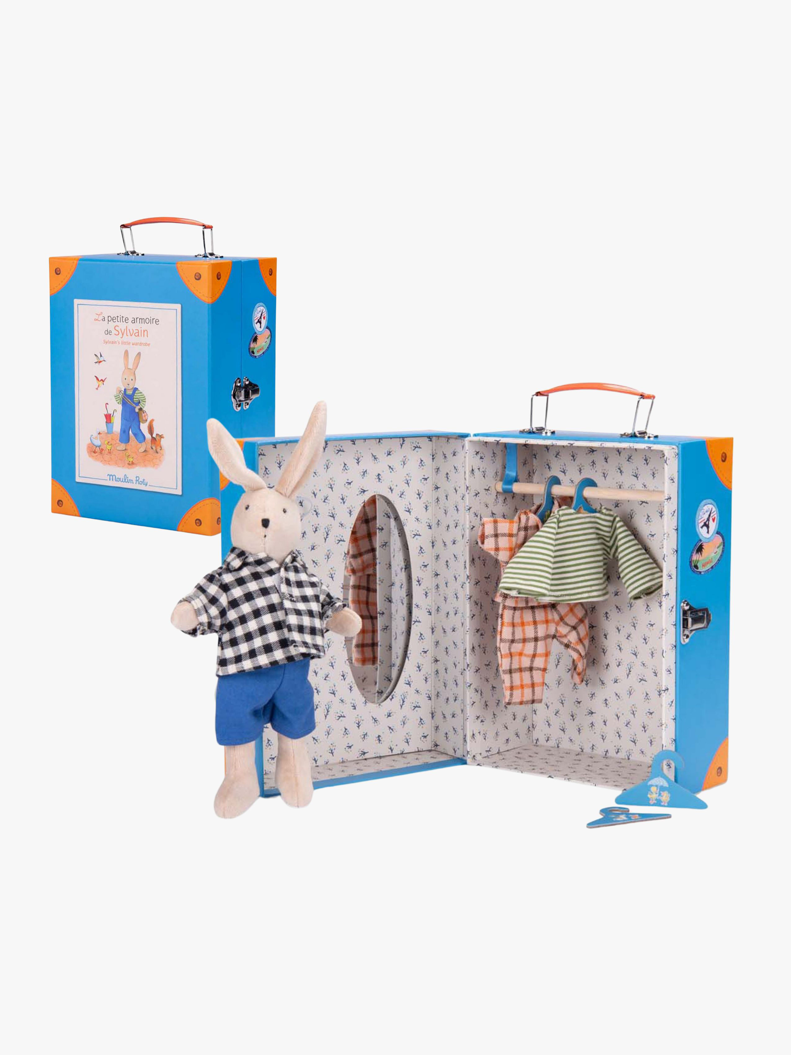 Moulin Roty Garderobetaske med Dukke Sylvain