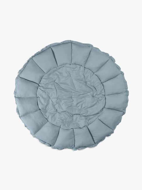 Play&Go Organic Bloom Legetæppe, Dusty Blue