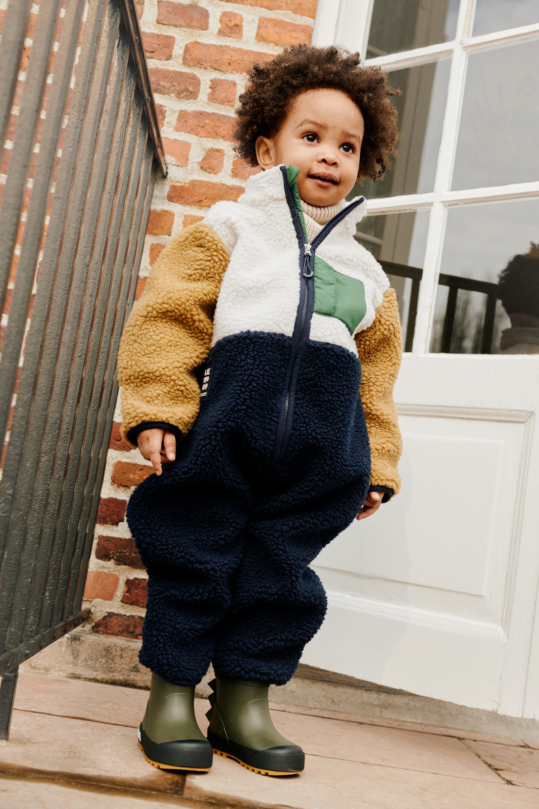 LIEWOOD Nolano Fleecedragt, Classic Navy Multi Mix