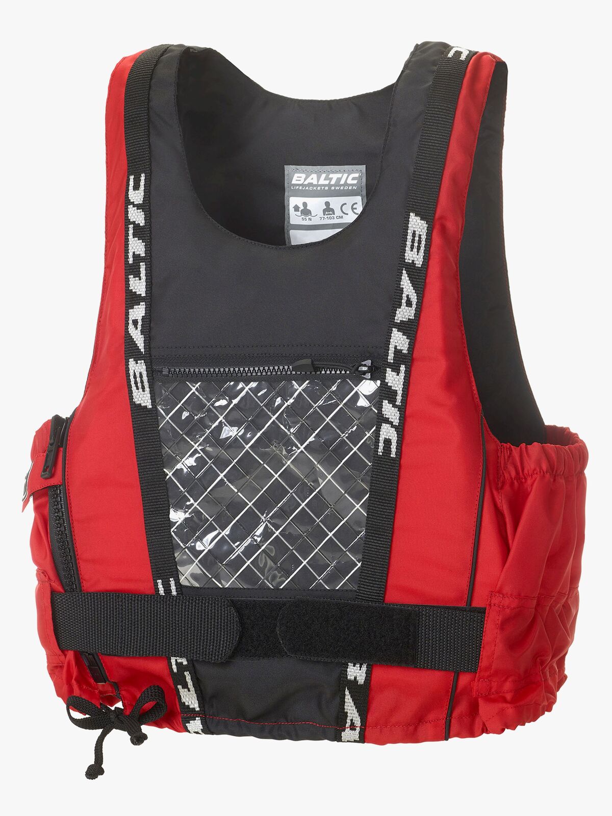 Baltic Redningsvest Dinghy Pro, Rød/Sort