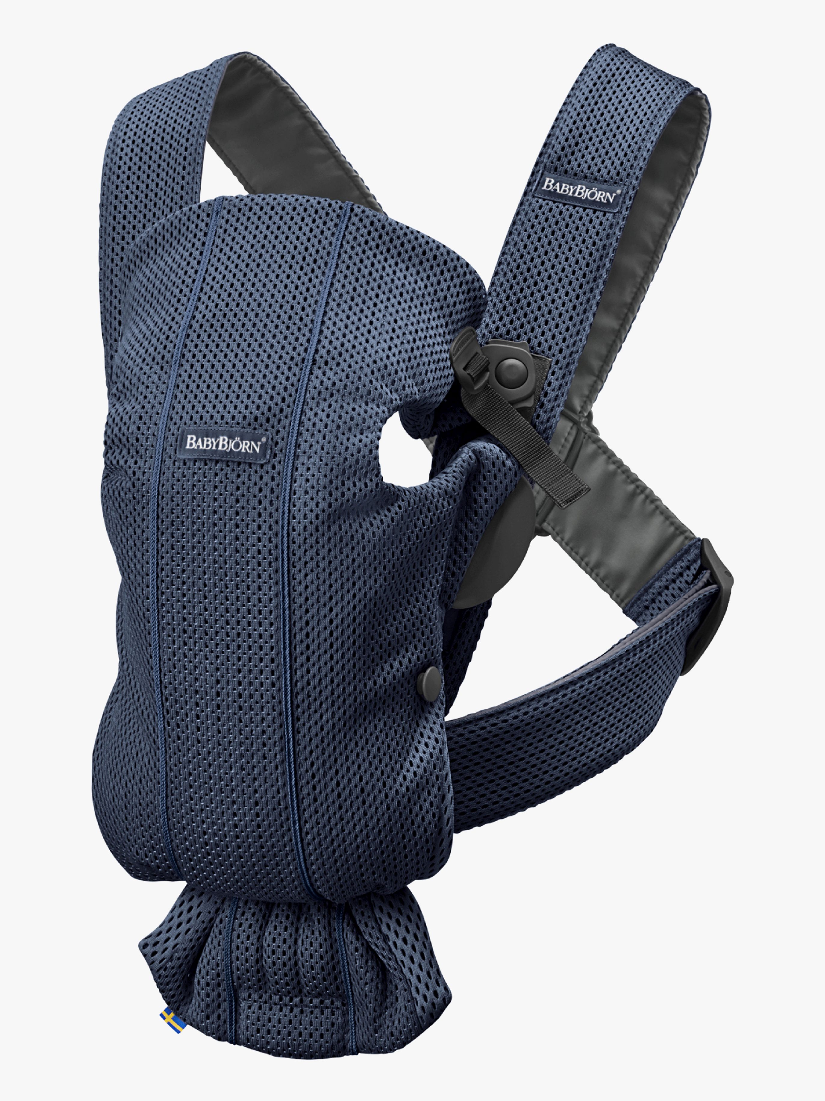 BabyBjörn Mini Bæresele 3D Mesh, Blue