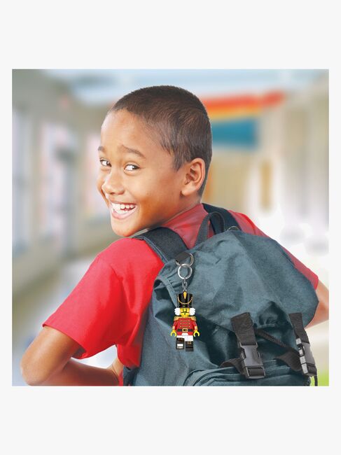 LEGO® Minifigure™ Nøddeknækker Nøglering med LED-lys