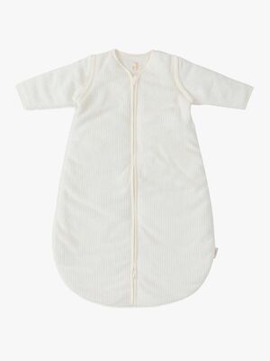 Jollein Sovepose med Aftagelig Ærmer Rund 60 cm, Rib Ivory