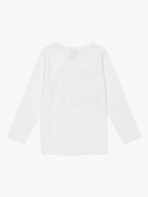 Luca & Lola Gabriel Langærmet T-Shirt, Offwhite