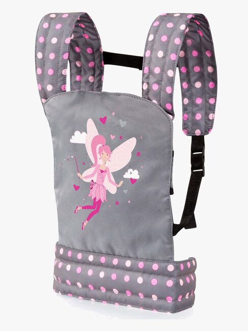 Bayer Design Dukkebæresele Deluxe, Grå/Lyserød