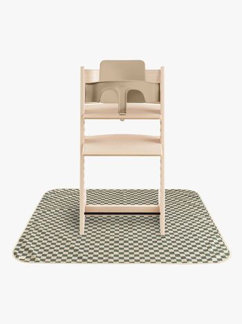 Mushie Gulvbeskyttelse til Højstol, Olive Check