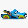 Crocs Classic IAM Monster Truck Kids Clogs, Neon Ocean