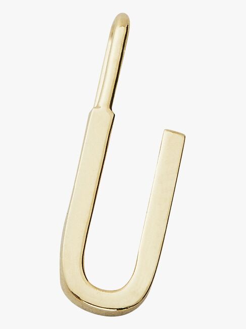 Design Letters Vedhæng Bogstav 10mm U Gold