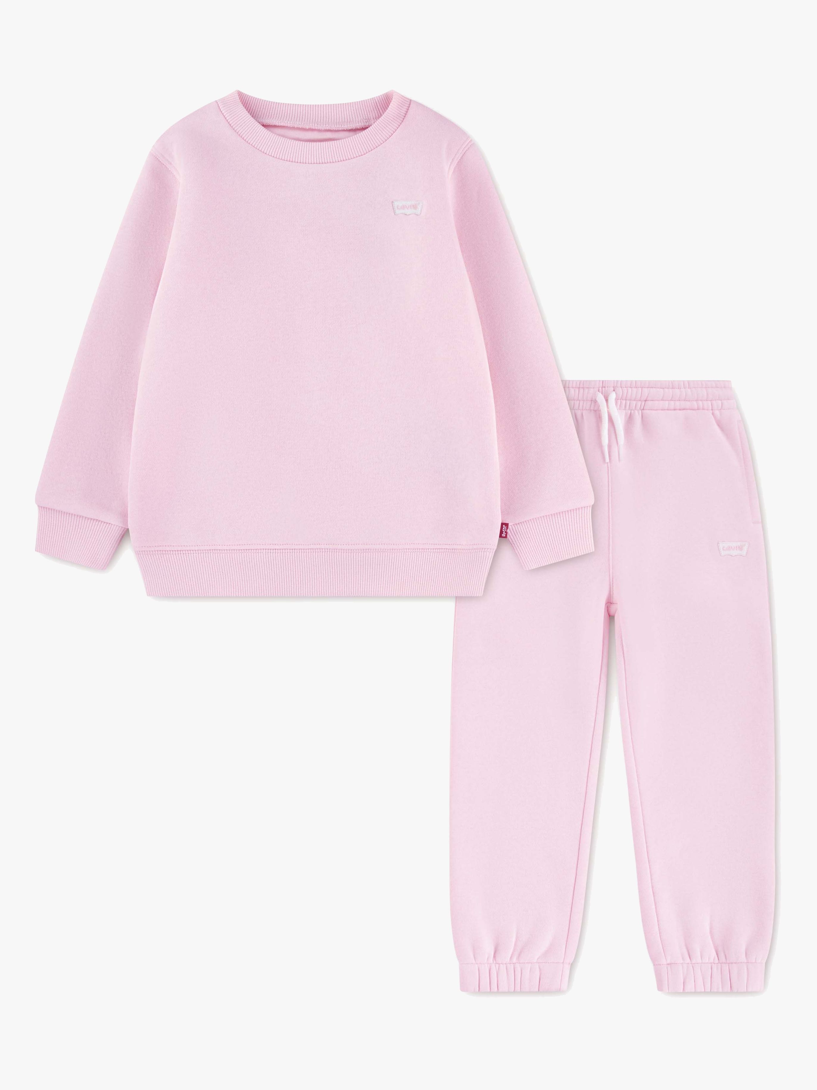 Levi's LVN Hoodie & Joggingbukser Sæt, Crystal Rose, 152
