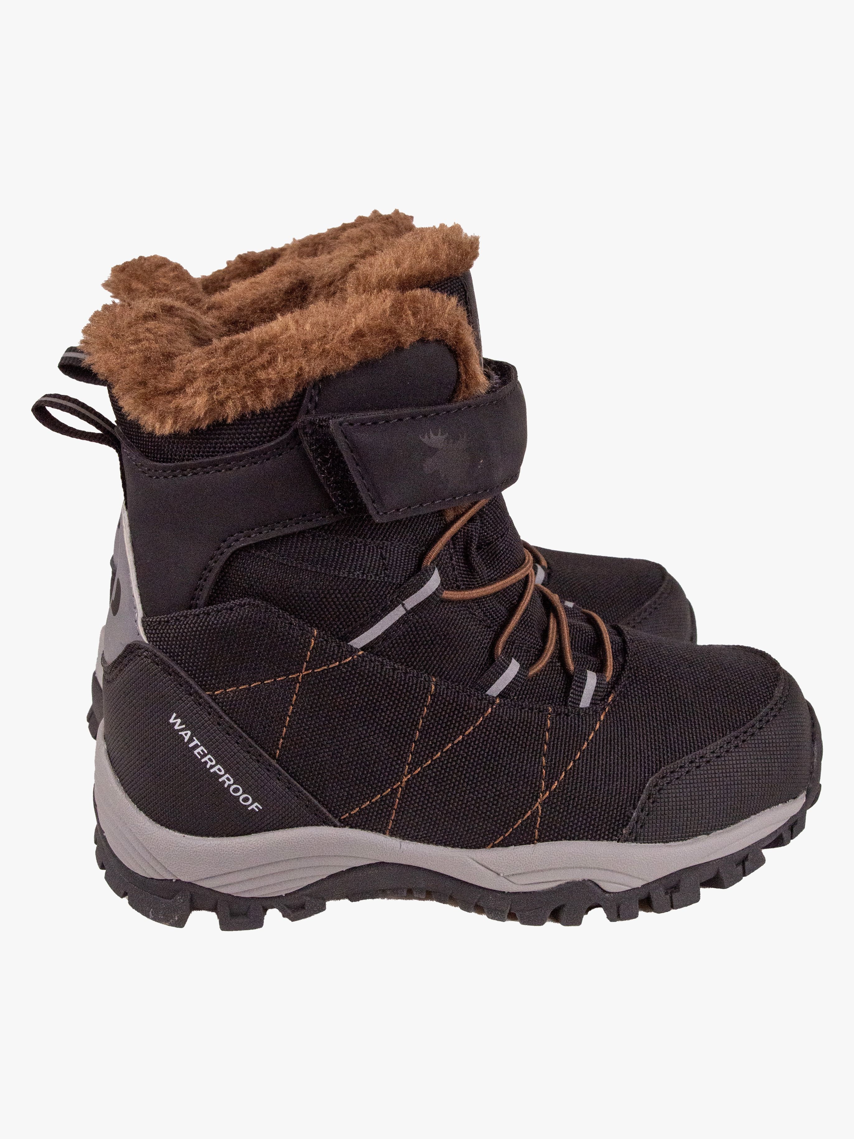 Lindberg Arctic Mid Vinterstøvler, Black/Brown, 24