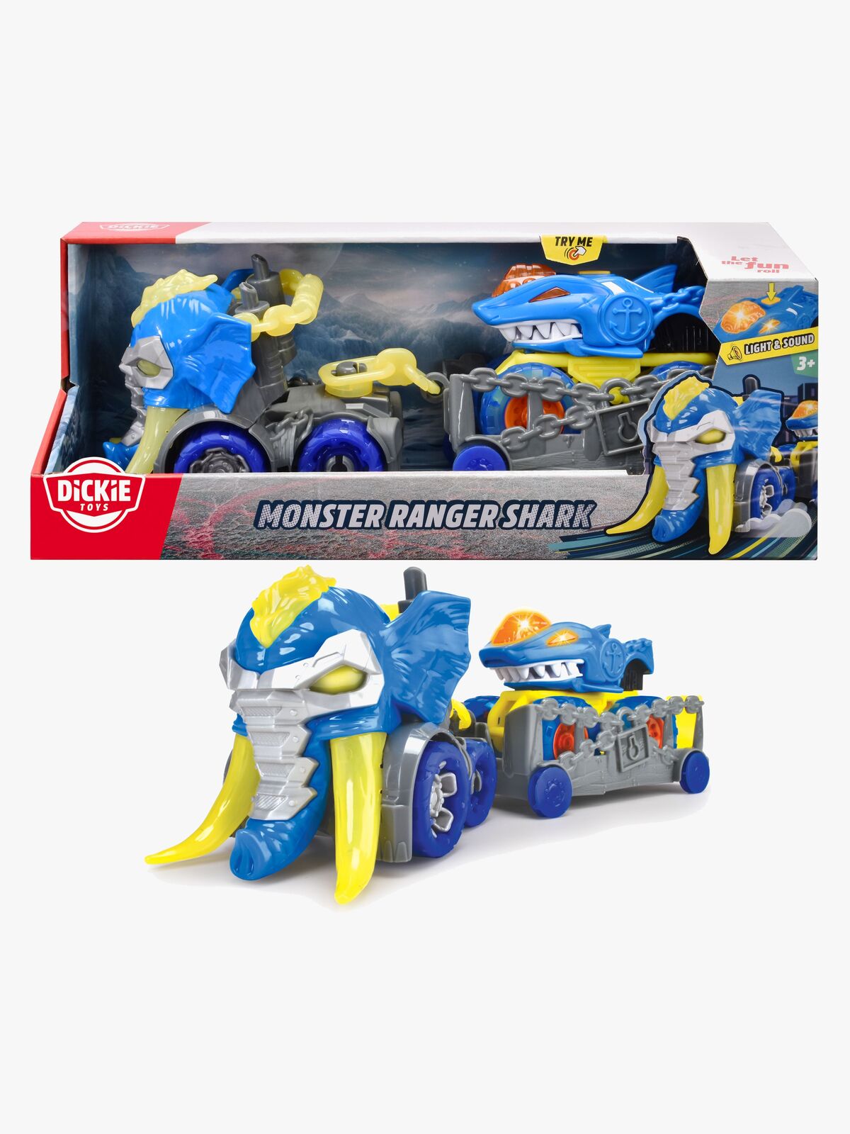 Dickie Toys Monster Ranger Haj Bilsæt