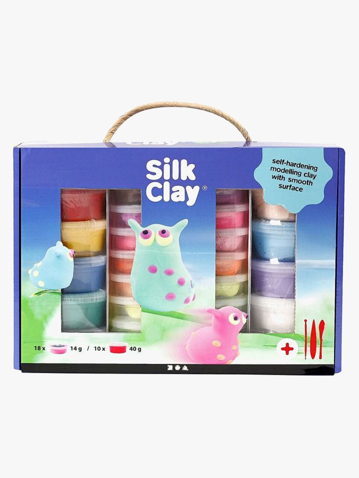 Silk Clay Gaveæske Blandede Farver