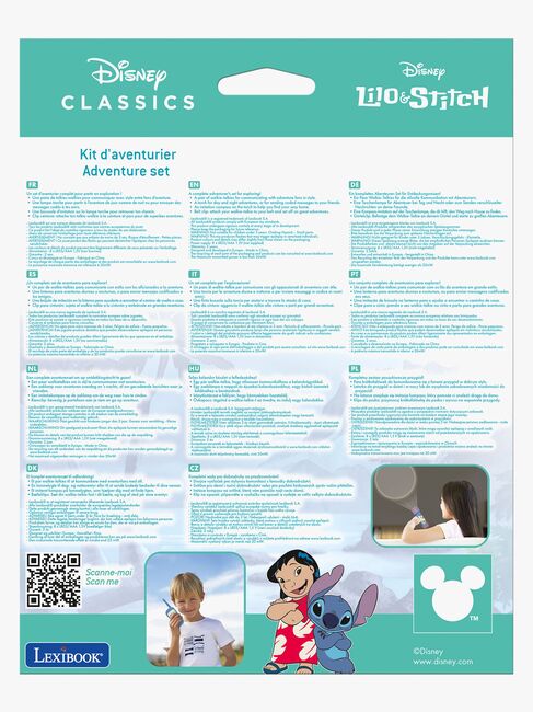 Disney Stitch Walkie Talkies & Lommelygte 120 m