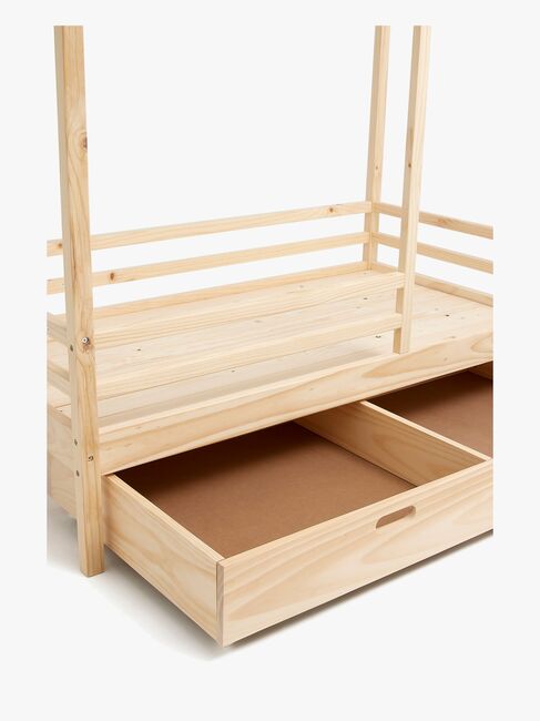 Minitude Nordic Jax Juniorseng 70x140 inkl. Sengeskuffe, Natur