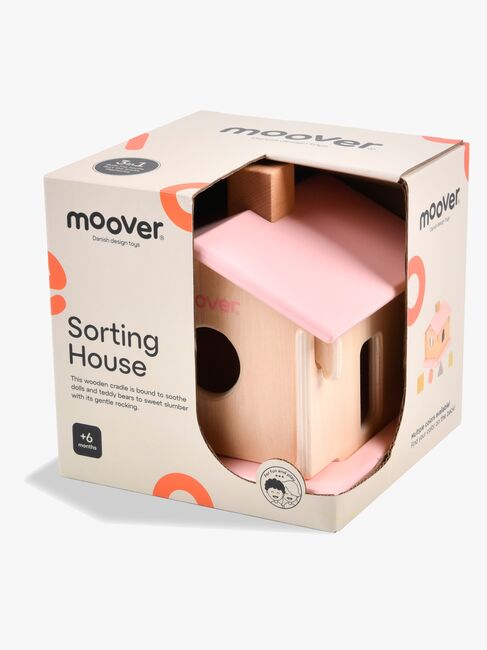 Moover Toys IQ Puttekasse Hus, Pink