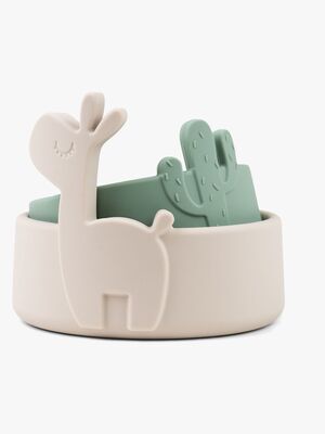 Done By Deer Skålsæt Lalee 2-Pak, Sand/Grøn