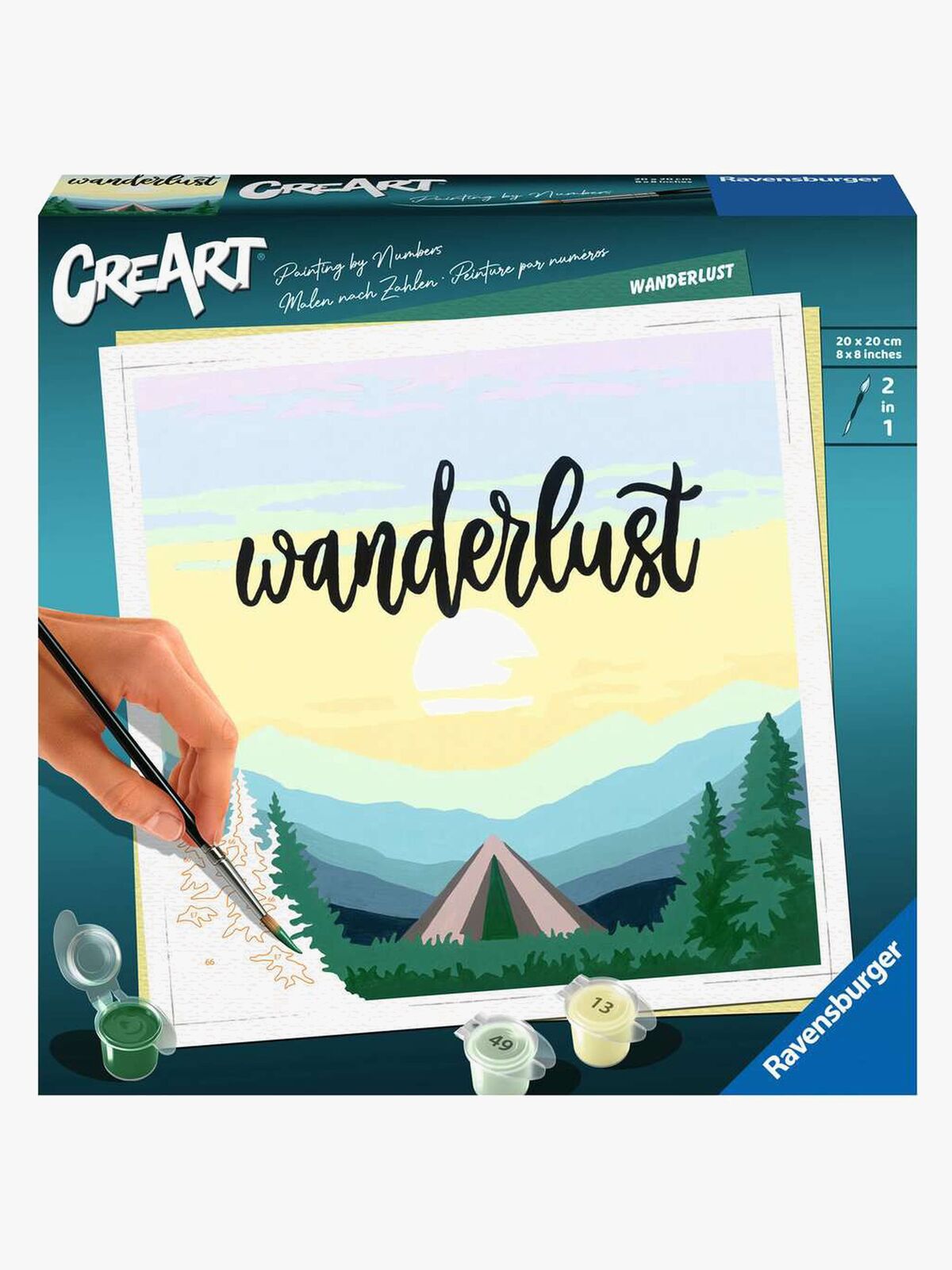 Ravensburger CreArt Malesæt Wanderlust