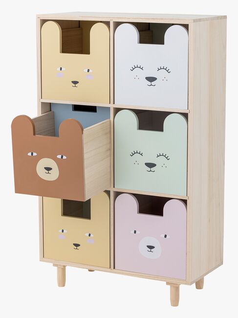 Bloomingville Calle Bogreol med Skuffer, Nature