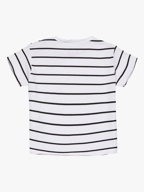 Luca & Lola Ettore T-Shirt 2-pack, White/Stripes