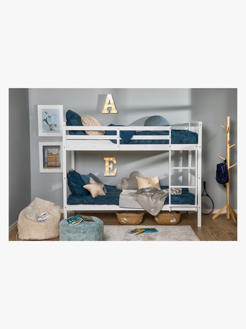 JLY OLIVIA Køjeseng m. Skummadras 90x190, Hvid