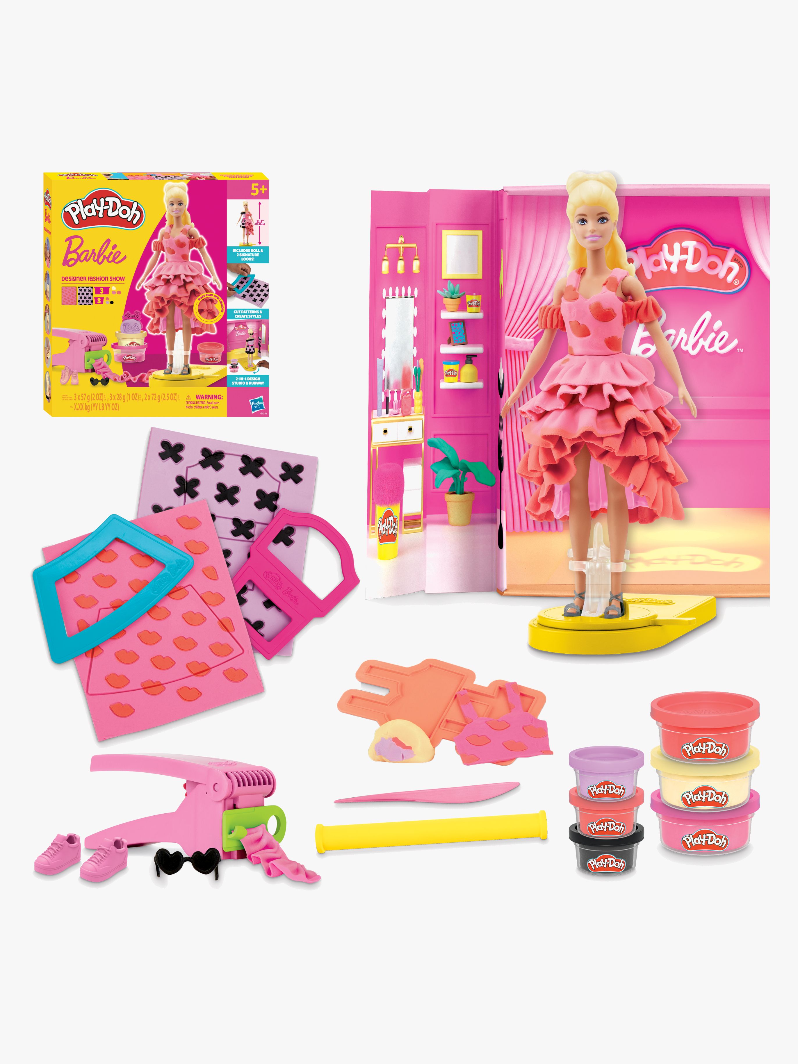 Play-Doh Barbie Modellervoks med Dukke Designer-modeshow