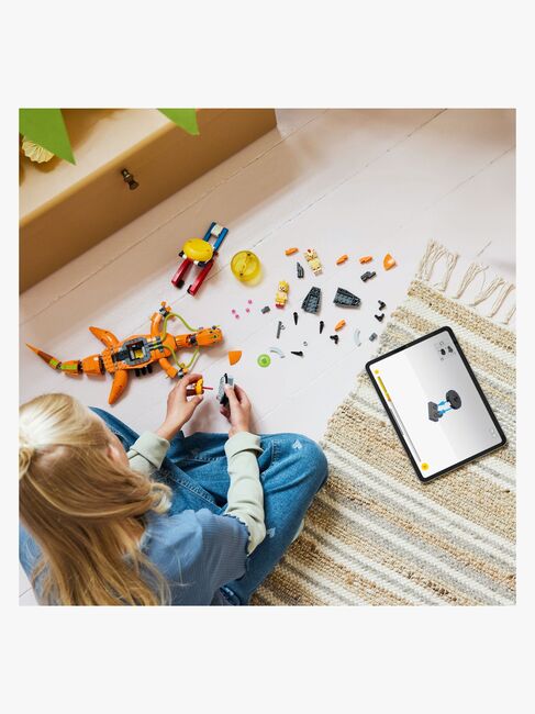 LEGO Sonic 77003 Super Shadow mod Biolizard