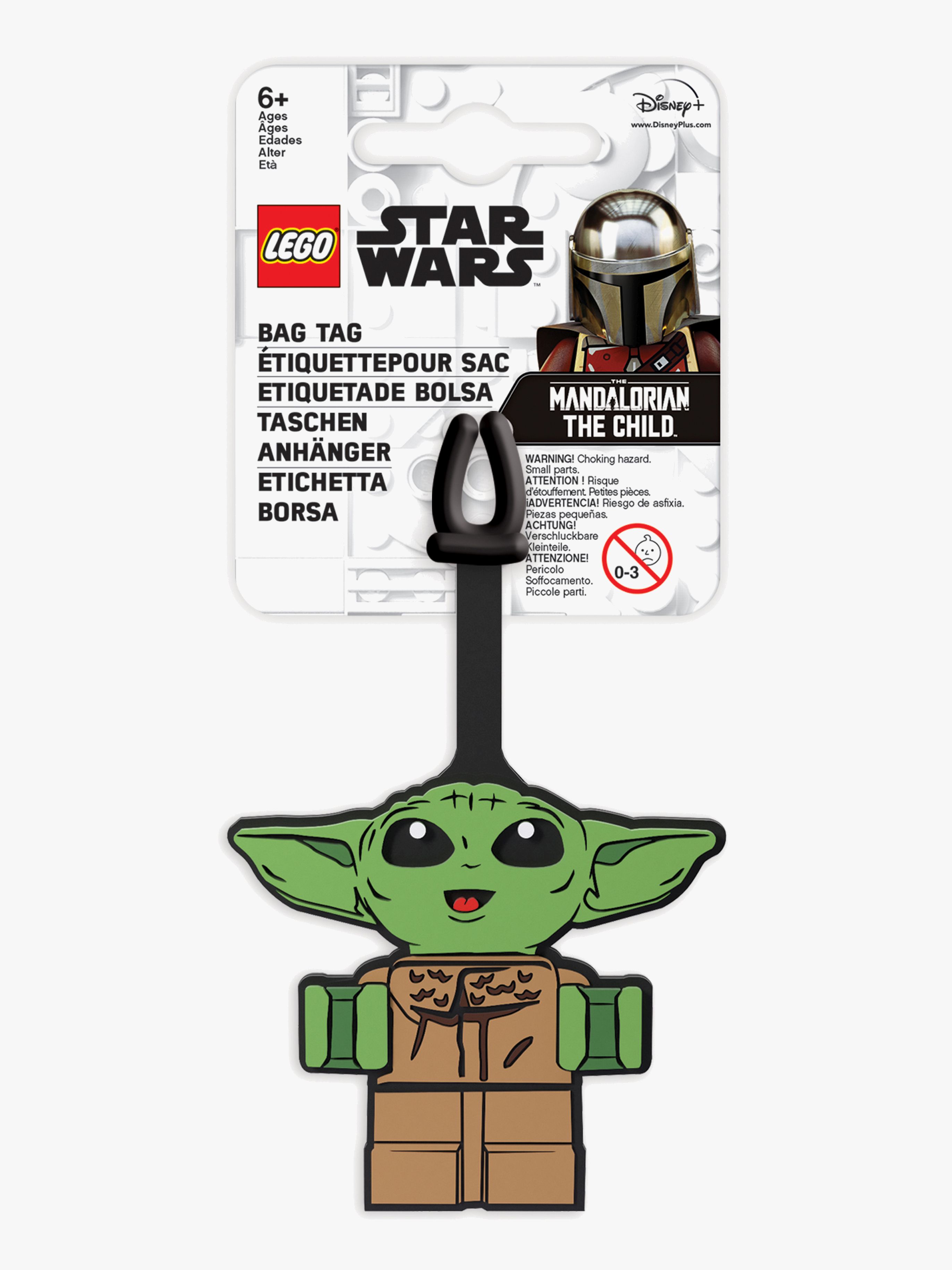 LEGO Star Wars™ Bagage-tag Grogu, Beige/grøn