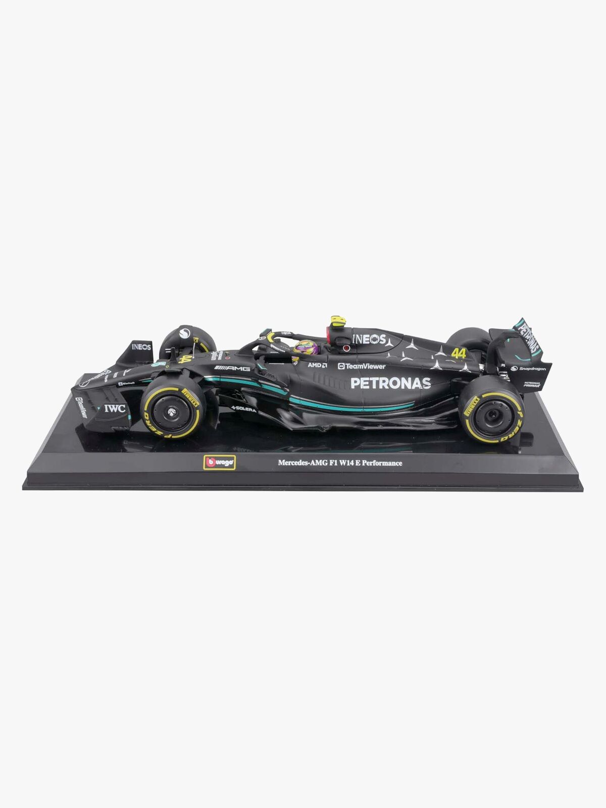Bburago MB W14 F1 Racerbil 2023 Lewis Hamilton 1:24