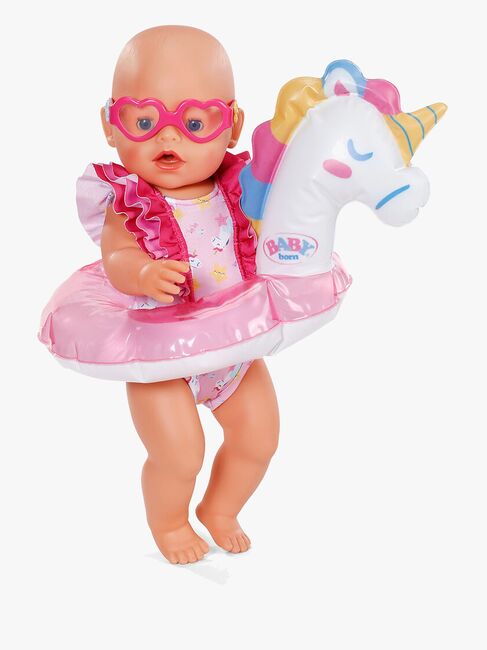 BABY born Dukketilbehør Svømmesæt Enhjørning 43 cm