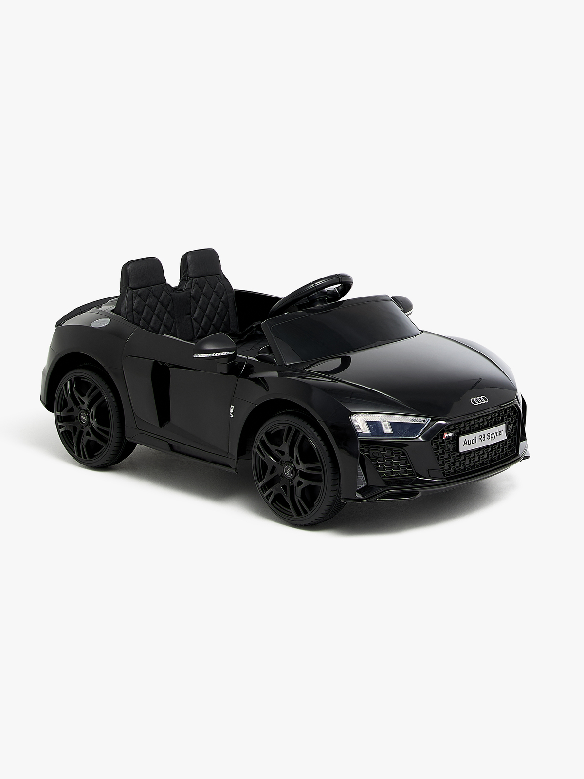 Audi R8 Spyder Elbil, Sort