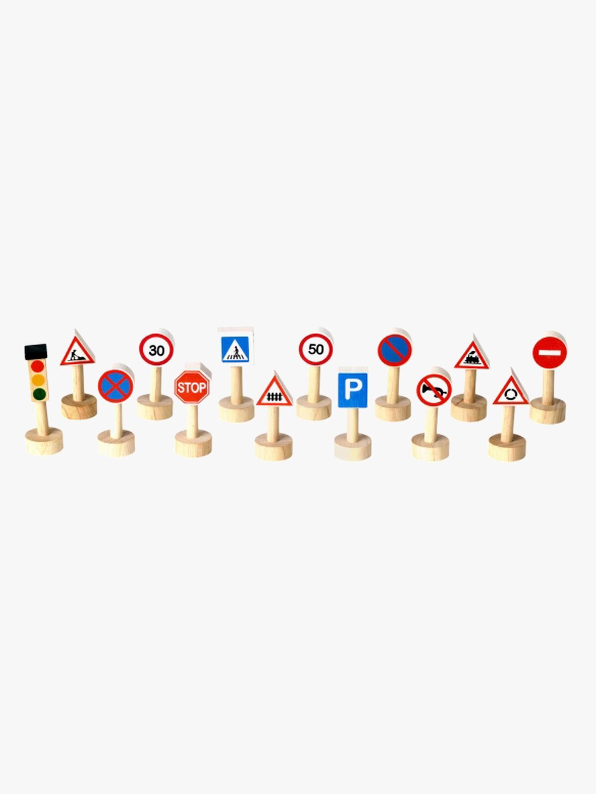Plan Toys Trafikskilt Sæt