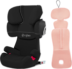 Cybex Solution X2-Fix inkl. Ventilerende Hynde, Pure Black/Mellow Rose