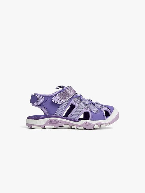 Nordbjørn Safari Blinkesandaler, Syrenfarvet