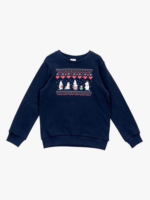 Moomin By Martinex Vinterhjerte Sweatshirt, Dark Blue 72589855-DarkBlue-1616_1.jpg