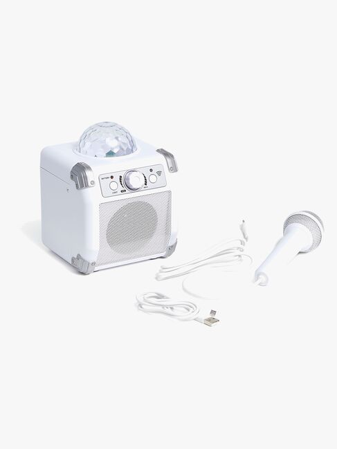 Cloudberry Castle Karaokemaskine med Mikrofon og Diskokugle