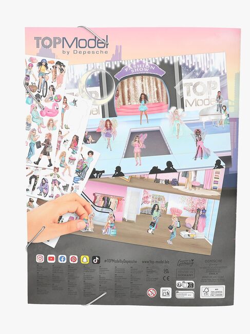 TOPModel Stickerworld Klistermærkebog