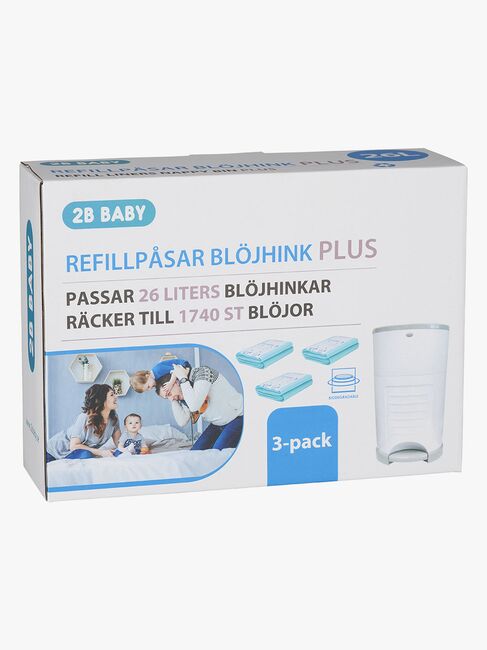 2B Baby Refillposer PLUS til Blespand 26 Liter 3-pak