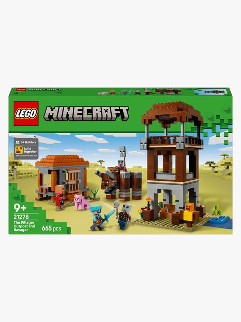 LEGO Minecraft 21278 Røverforposten og ravager