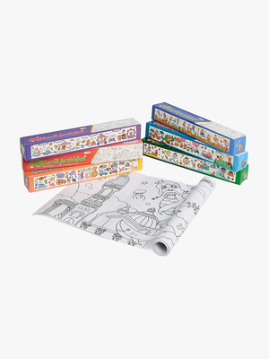 Fippla Lim & Tegn Farvepapirruller 6 Stk.