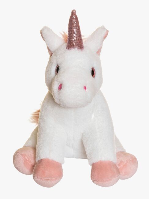 Teddykompaniet Bamse Enhjørning 25 cm, Hvid