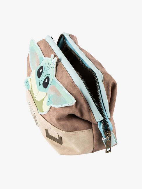 Star Wars The Mandalorian Baby Yoda Toilettaske, Beige