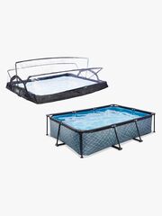 EXIT Pool med Kuppel 300x200x65 cm, Grå
