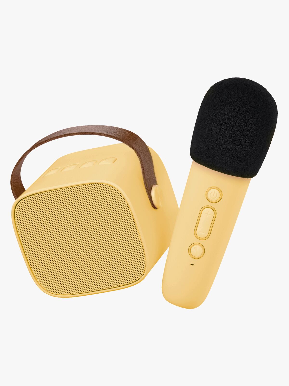 Lalarma Bluetooth-højttaler med Trådløs Mikrofon, Gul