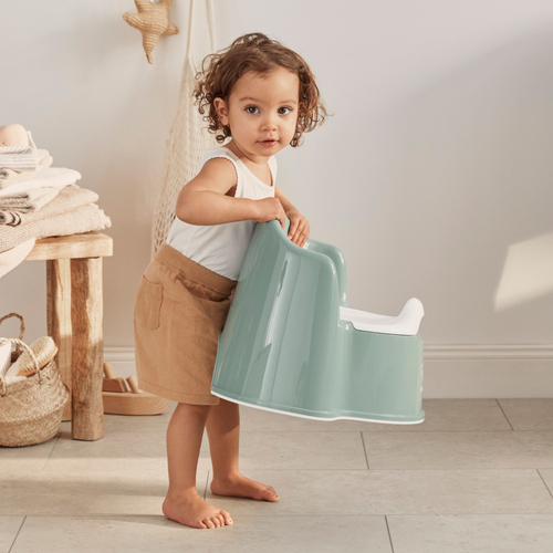 BabyBjörn Pottestol, Deep Green/White